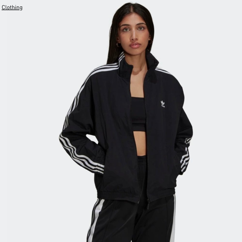 Adidas Track Jacket // Size Small // Classic Black
